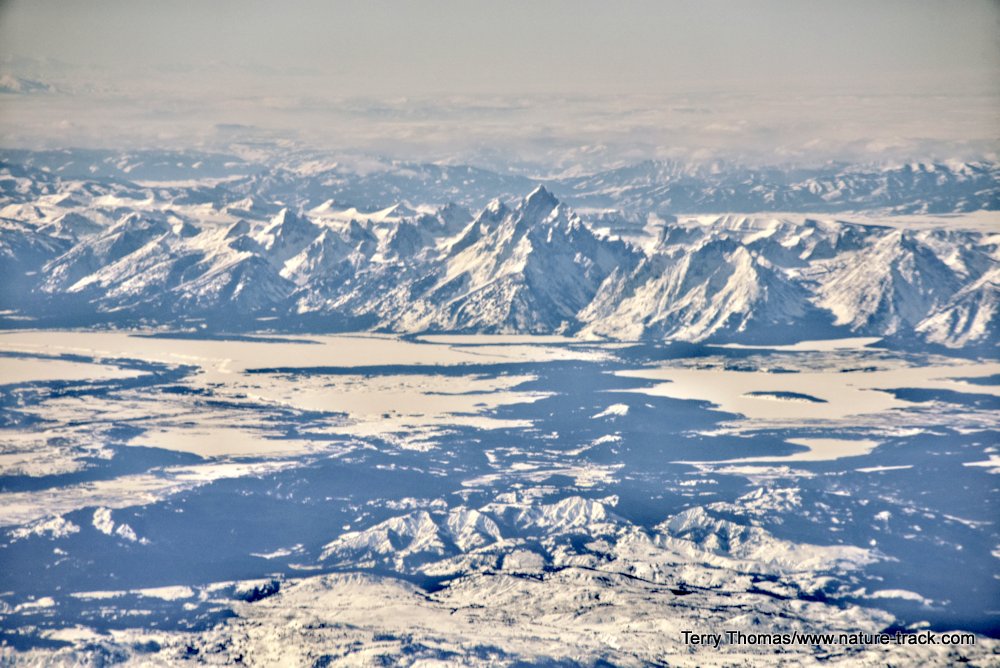 Aerial of Grand Teton