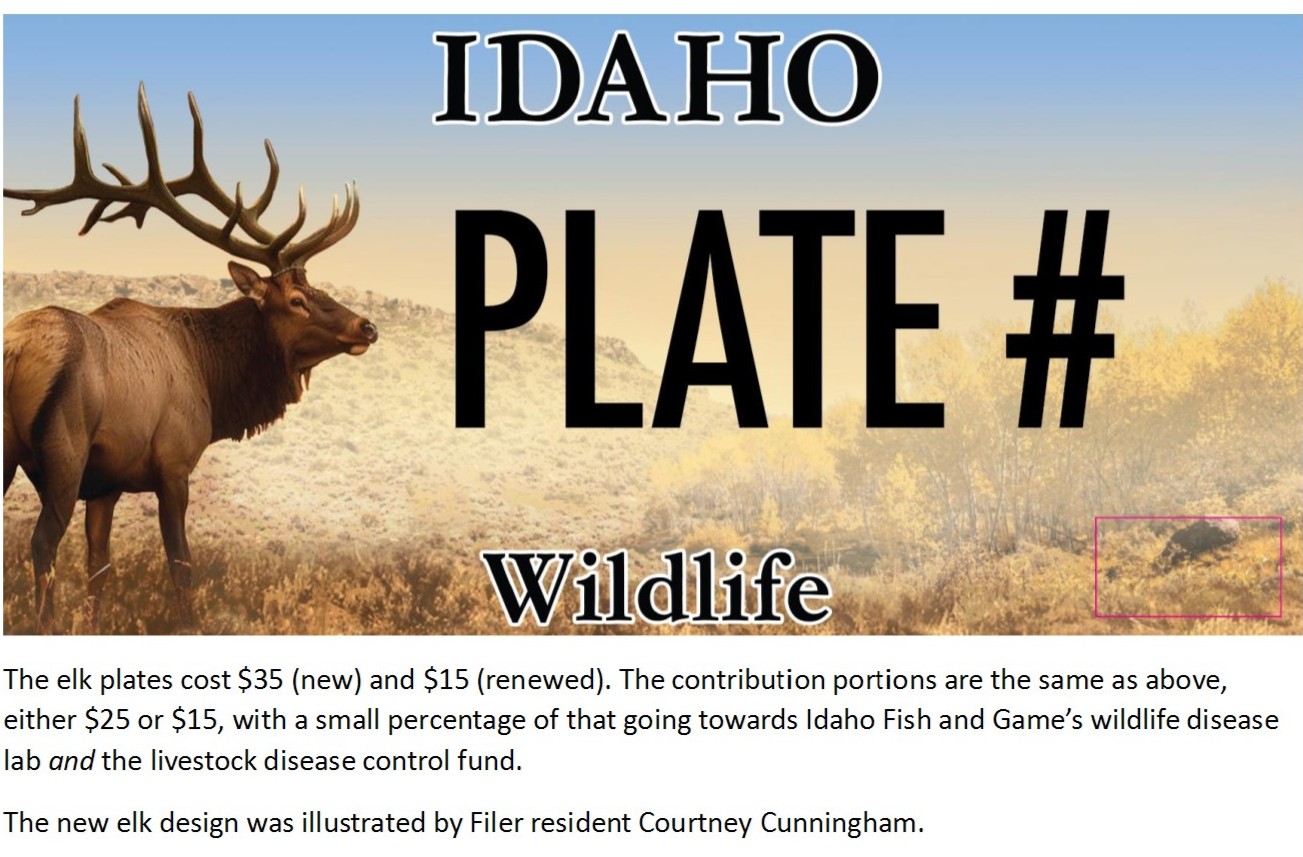 2024 elk license plate